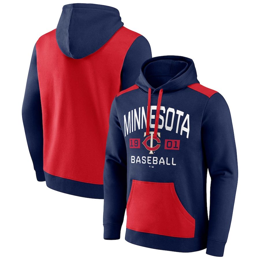 Men 2023 MLB Minnesota Twins blue Sweatshirt style 1-0